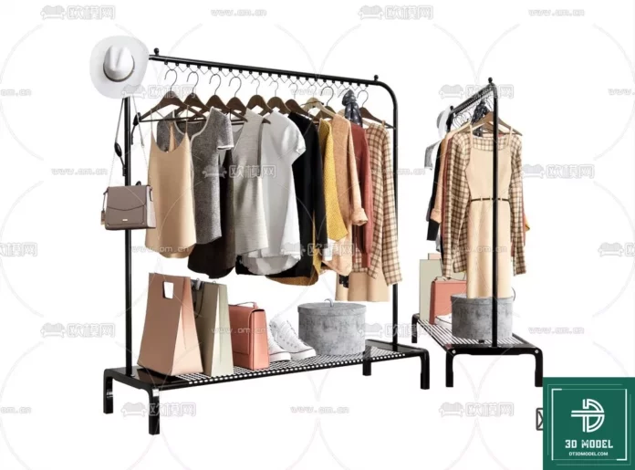 MODERN CLOTHES - SKETCHUP 3D MODEL - VRAY OR ENSCAPE - ID04813