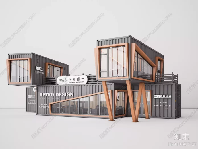 MODERN COFFEE SHOP - SKETCHUP 3D SCENE - VRAY OR ENSCAPE - ID04970