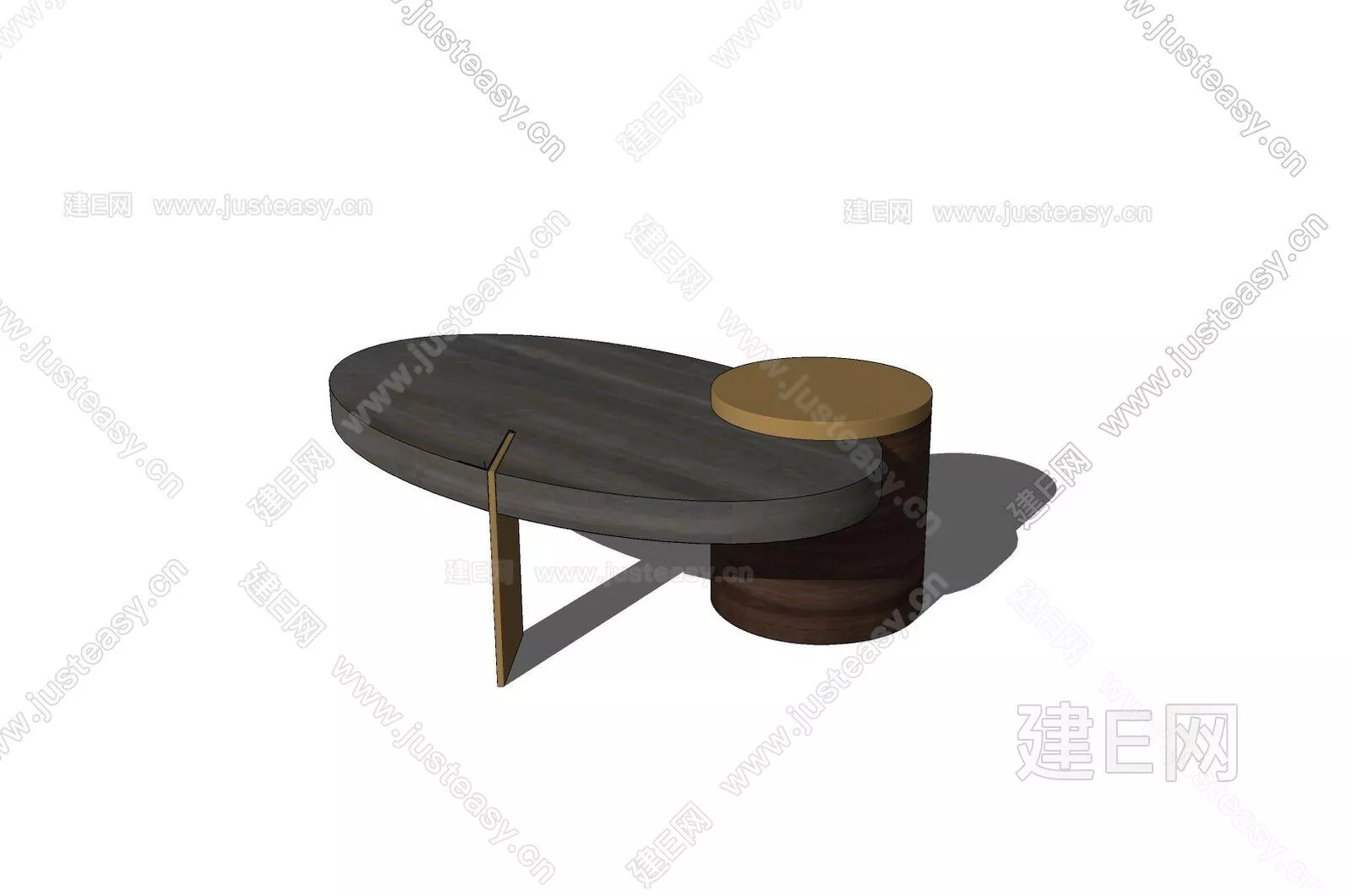 MODERN COFFEE TABLE - SKETCHUP 3D MODEL - ENSCAPE - 102122830