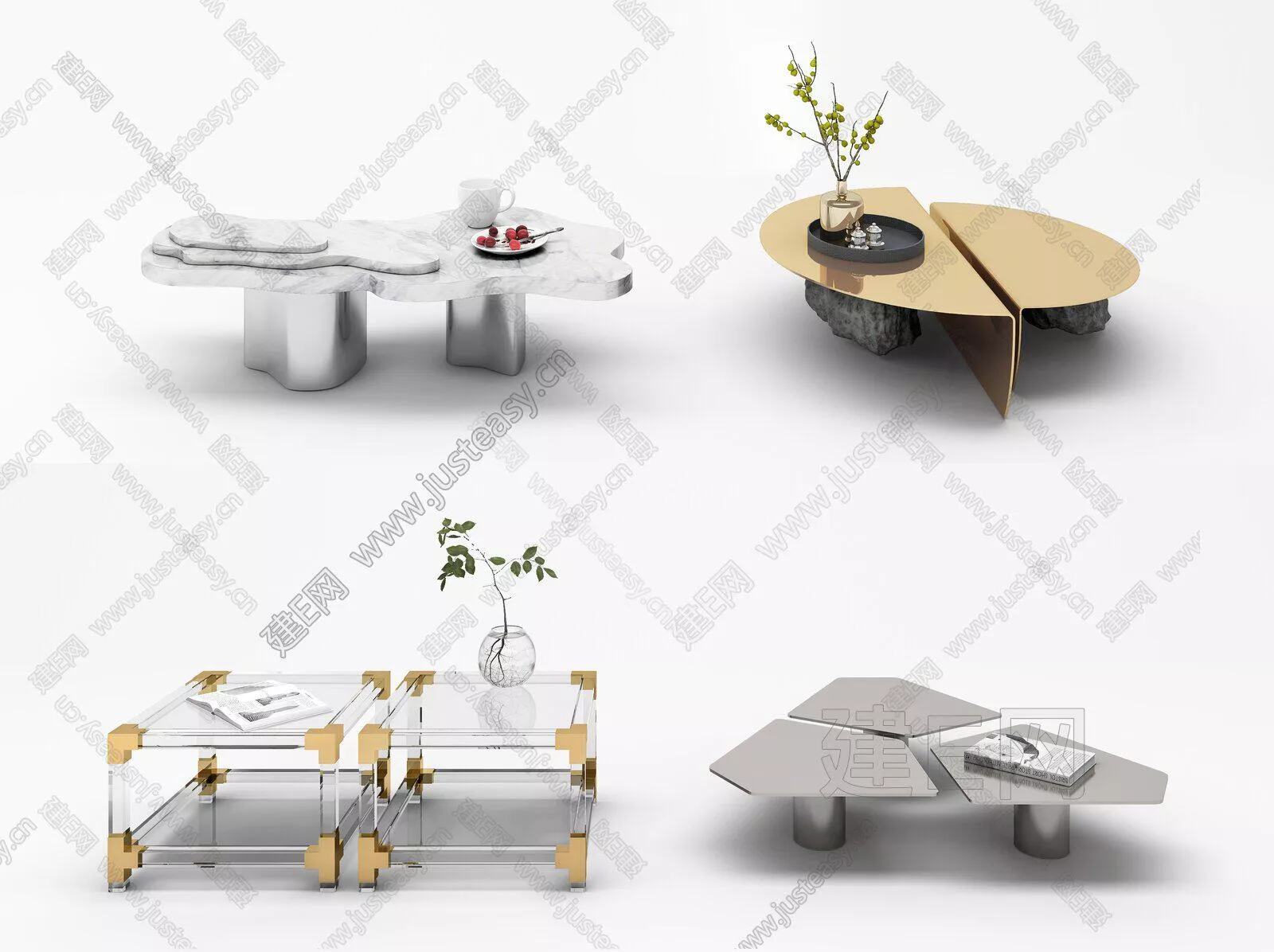 MODERN COFFEE TABLE - SKETCHUP 3D MODEL - ENSCAPE - 111627564