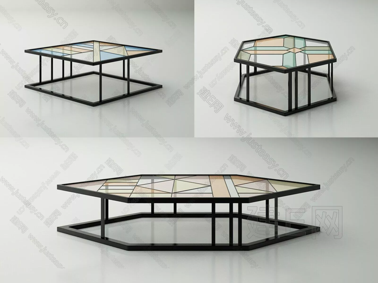 MODERN COFFEE TABLE - SKETCHUP 3D MODEL - ENSCAPE - 111758687