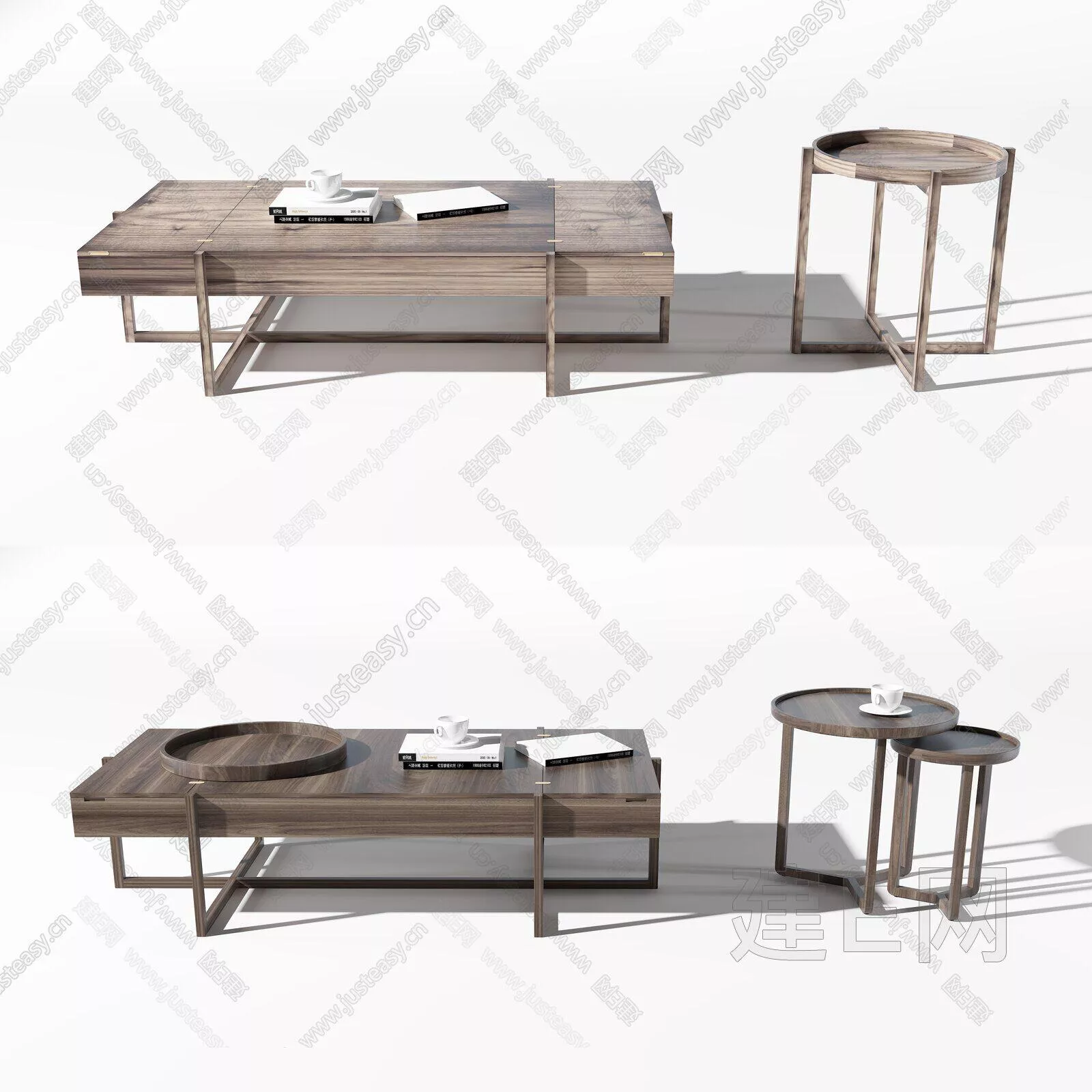 MODERN COFFEE TABLE - SKETCHUP 3D MODEL - ENSCAPE - 112086292