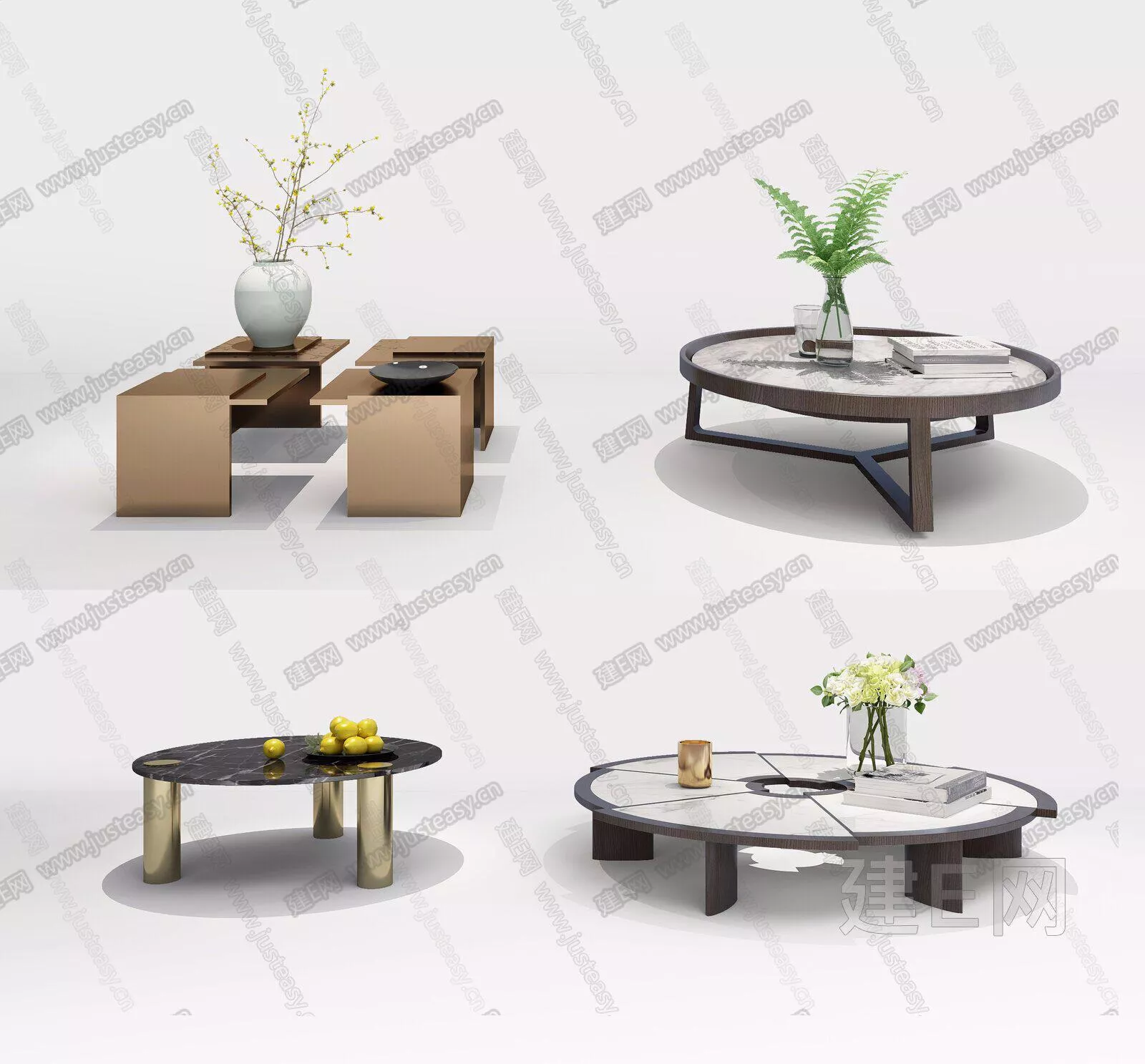 MODERN COFFEE TABLE - SKETCHUP 3D MODEL - ENSCAPE - 112217535