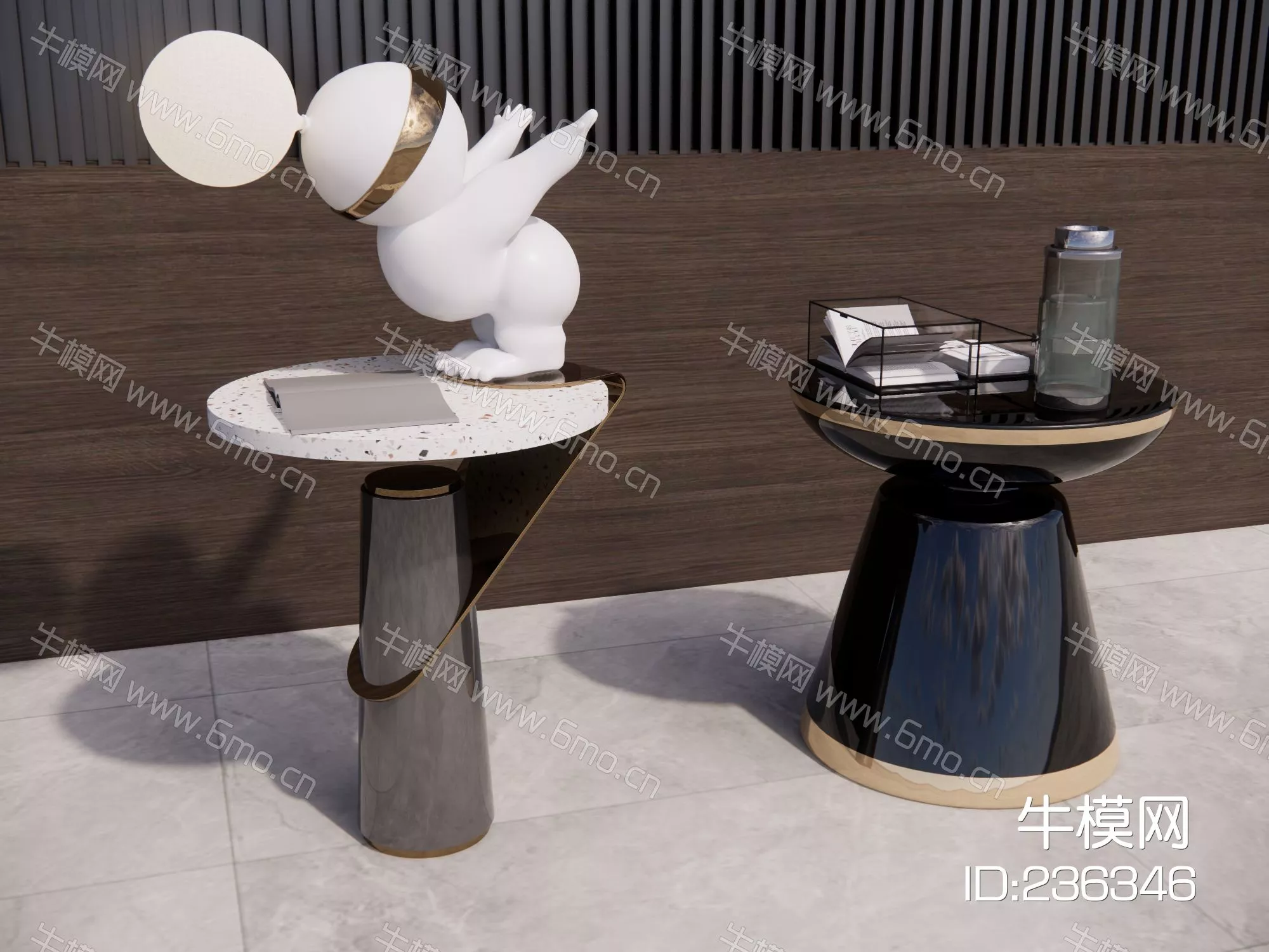 MODERN COFFEE TABLE - SKETCHUP 3D MODEL - ENSCAPE - 236346