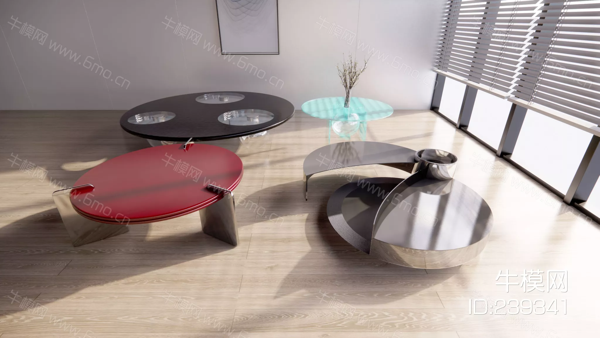 MODERN COFFEE TABLE - SKETCHUP 3D MODEL - ENSCAPE - 239341