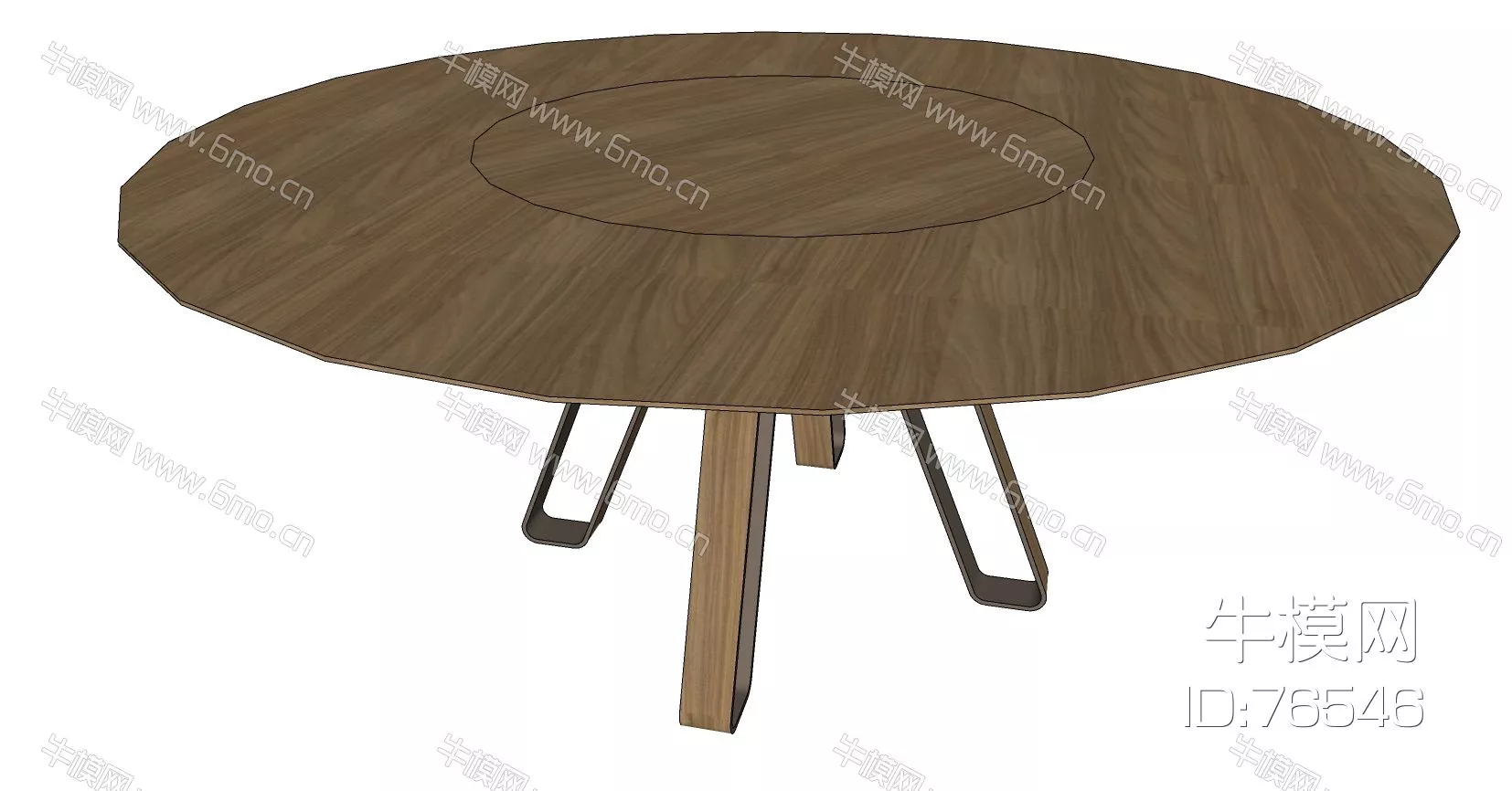 MODERN COFFEE TABLE - SKETCHUP 3D MODEL - ENSCAPE - 76546