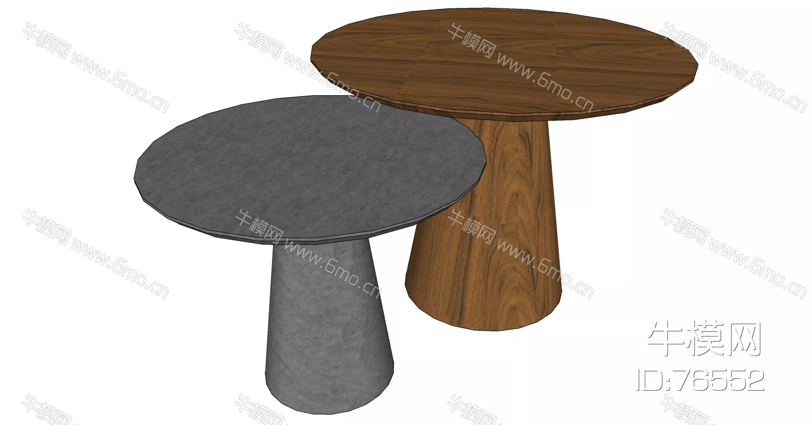MODERN COFFEE TABLE - SKETCHUP 3D MODEL - ENSCAPE - 76552