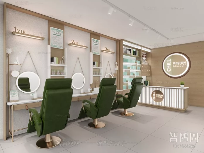 MODERN COSMETICS SHOP - SKETCHUP 3D SCENE - VRAY OR ENSCAPE - ID05372