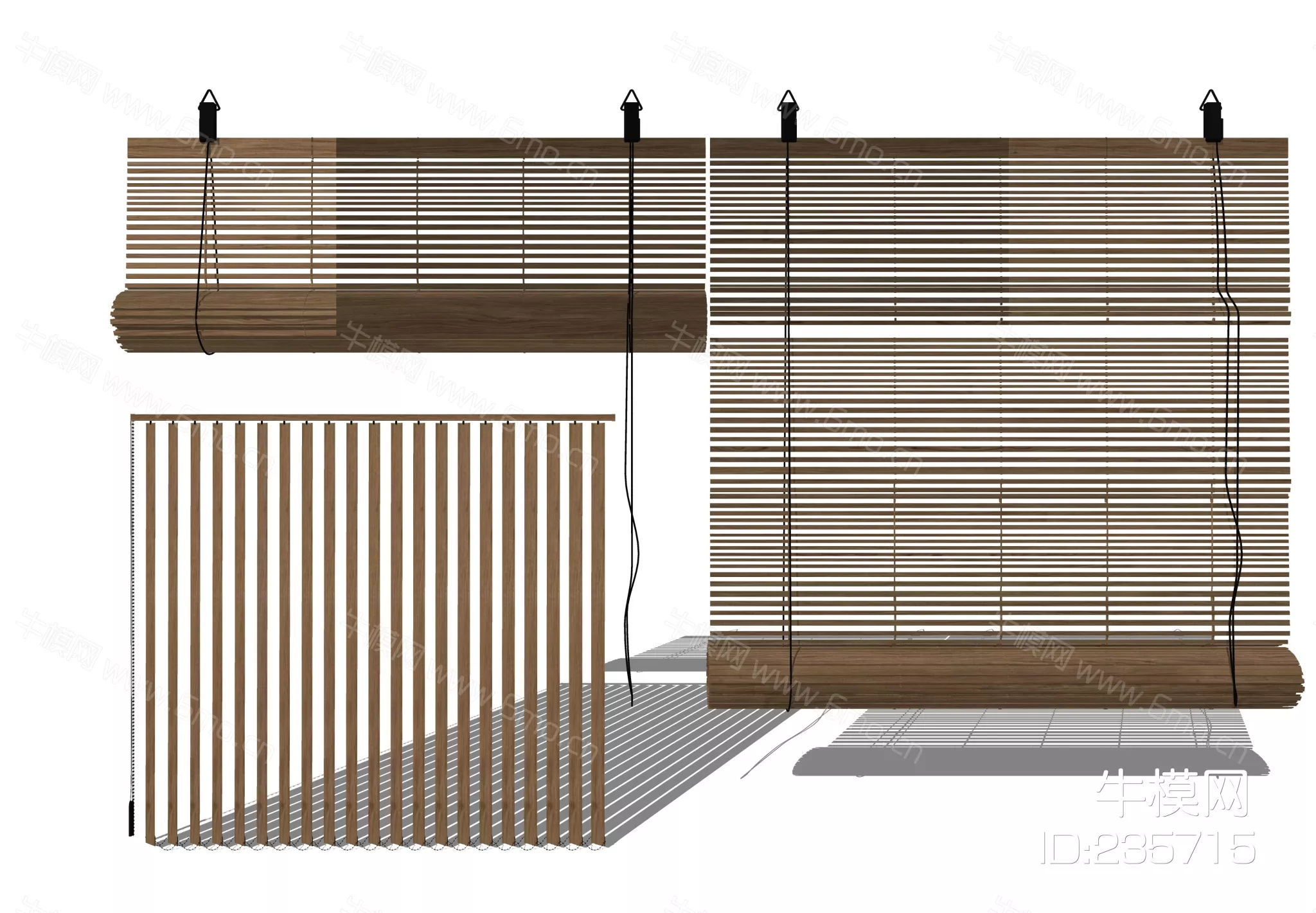 MODERN CURTAIN - SKETCHUP 3D MODEL - ENSCAPE - 235715