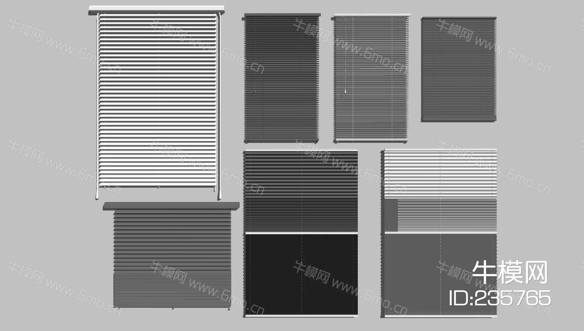 MODERN CURTAIN - SKETCHUP 3D MODEL - ENSCAPE - 235765