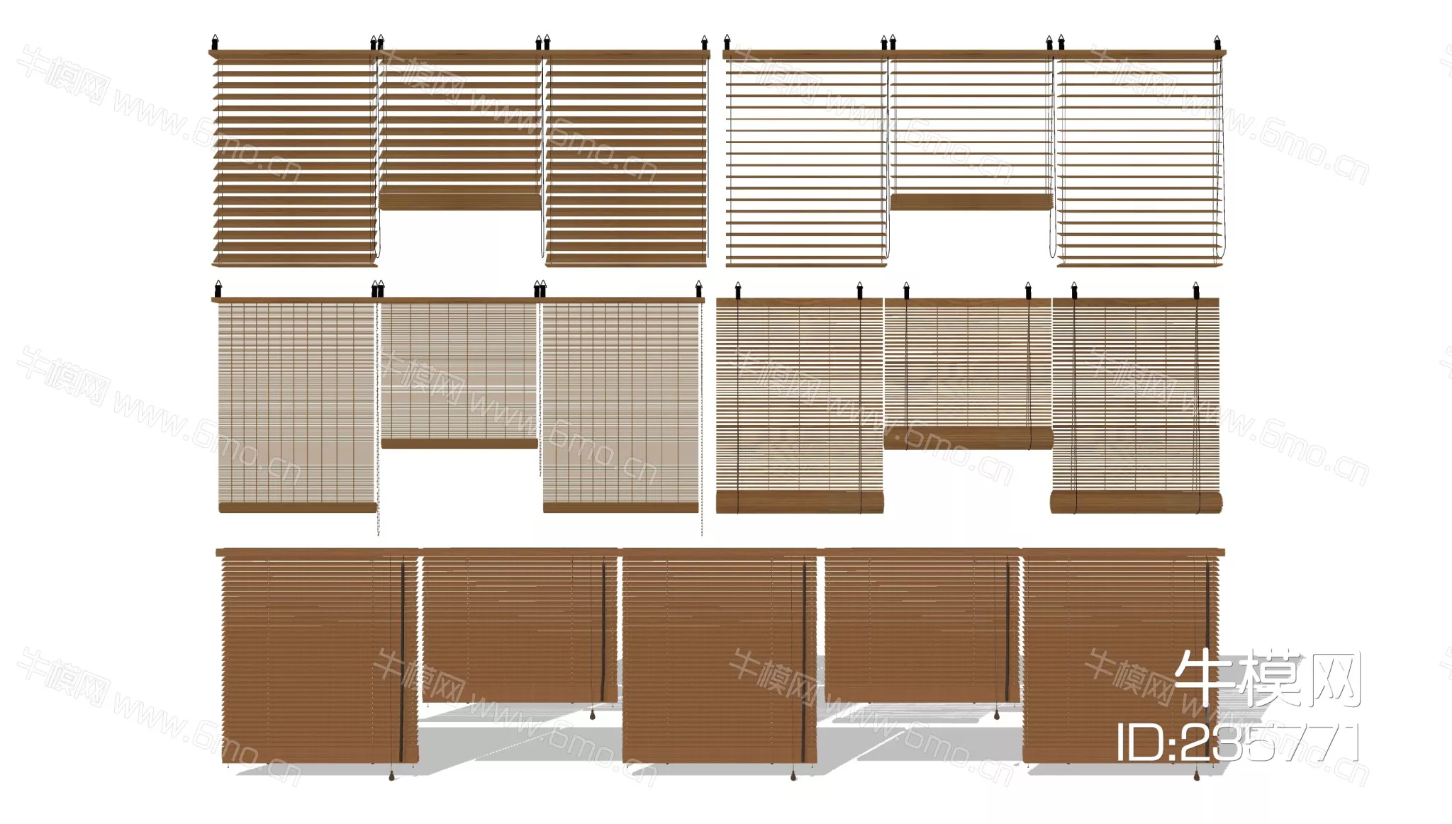 MODERN CURTAIN - SKETCHUP 3D MODEL - ENSCAPE - 235771