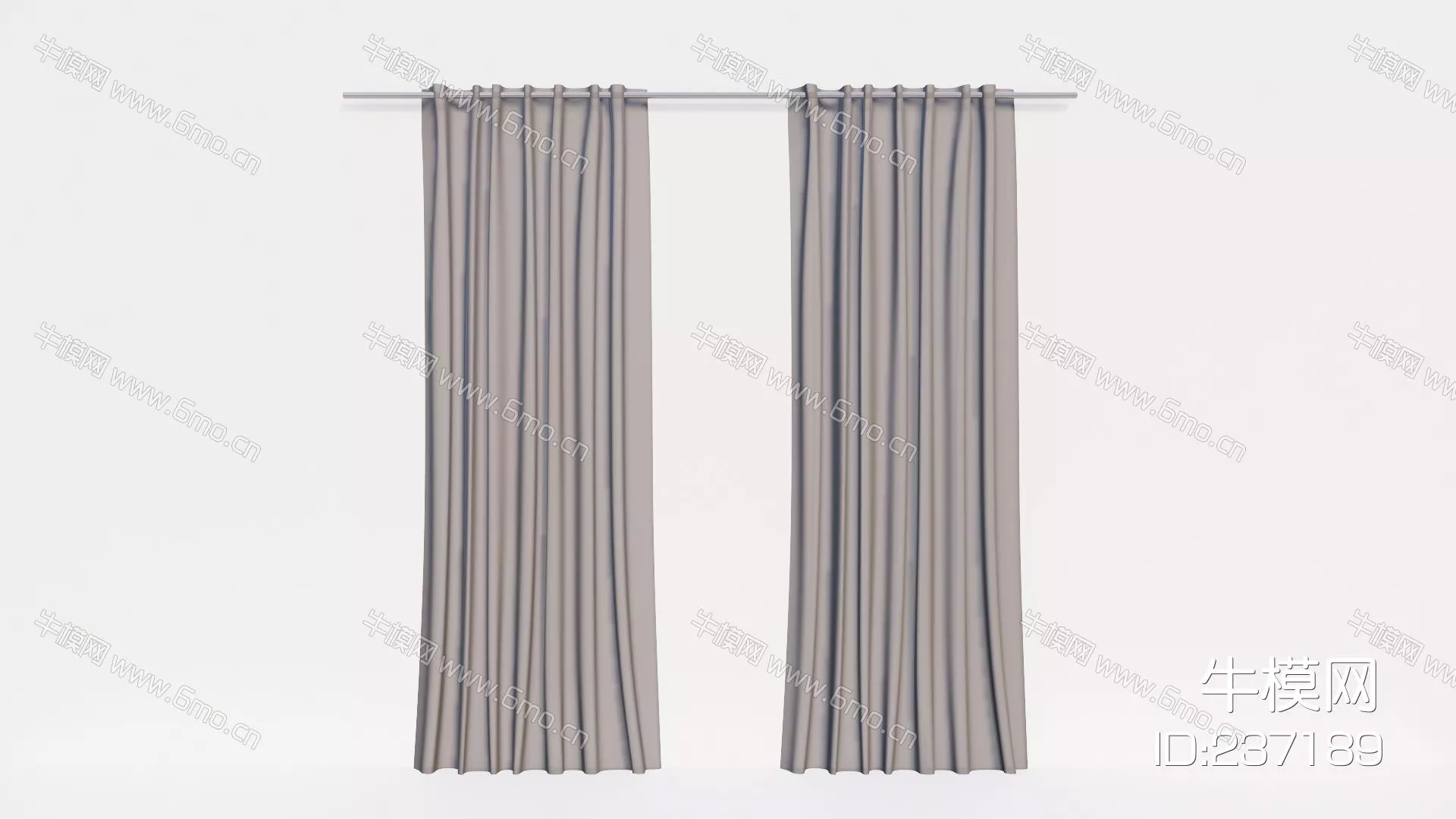 MODERN CURTAIN - SKETCHUP 3D MODEL - ENSCAPE - 237189