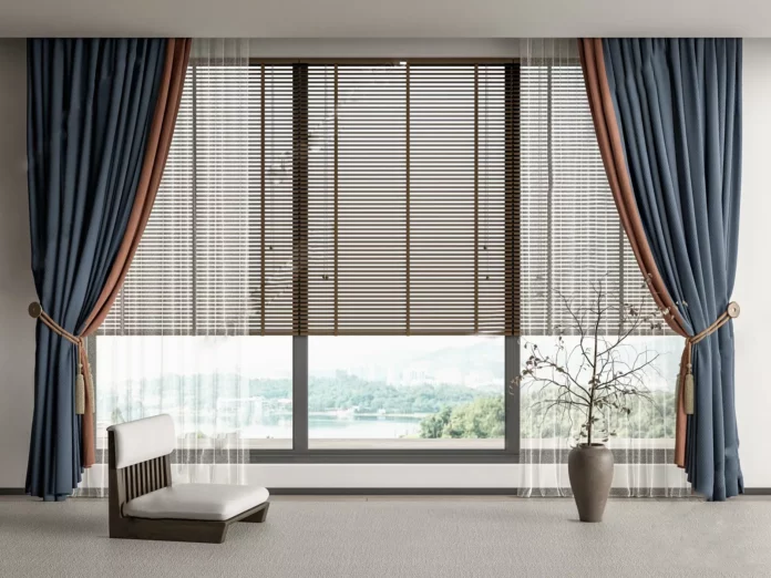 MODERN CURTAIN - SKETCHUP 3D MODEL - VRAY OR ENSCAPE - ID05404