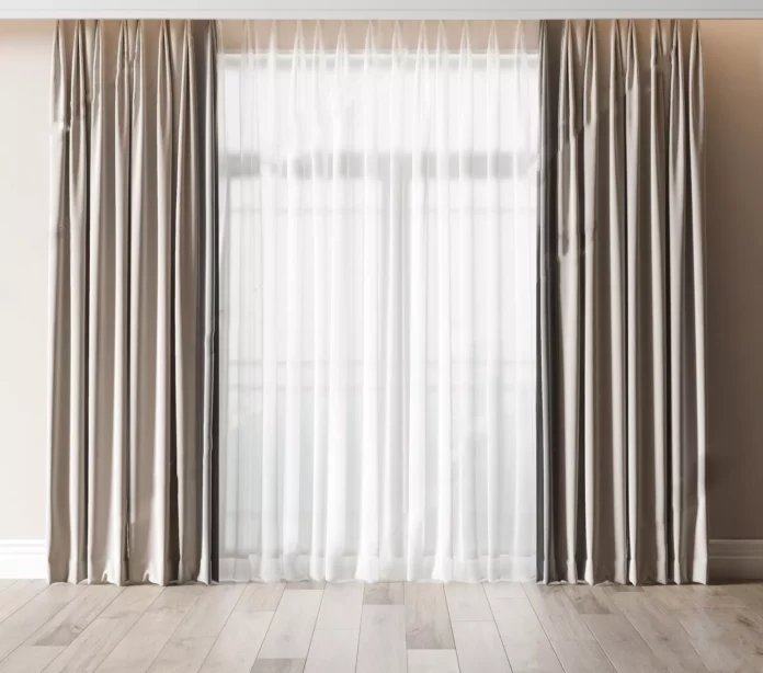 MODERN CURTAIN - SKETCHUP 3D MODEL - VRAY OR ENSCAPE - ID05411