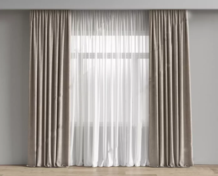 MODERN CURTAIN - SKETCHUP 3D MODEL - VRAY OR ENSCAPE - ID05416