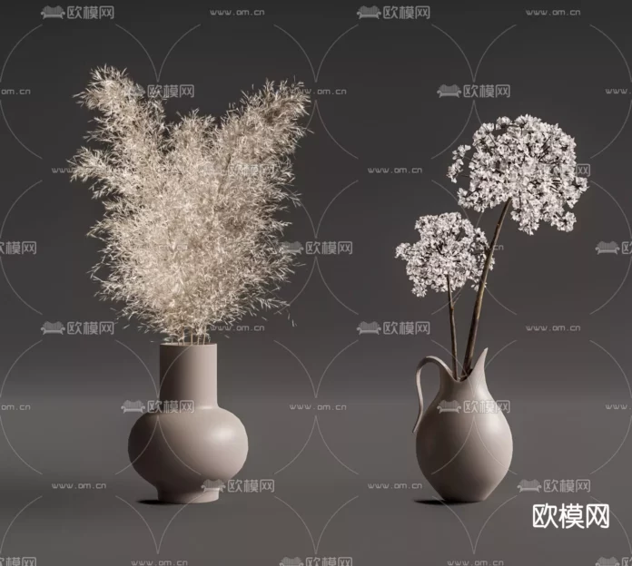 MODERN DECORATION SET - SKETCHUP 3D MODEL - VRAY OR ENSCAPE - ID05864