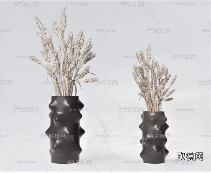 MODERN DECORATION SET - SKETCHUP 3D MODEL - VRAY OR ENSCAPE - ID05869