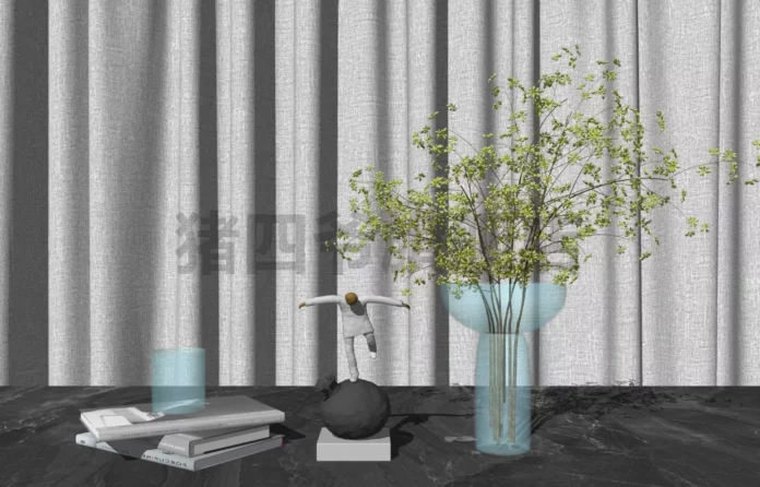MODERN DECORATIVE - SKETCHUP 3D MODEL - VRAY OR ENSCAPE - ID06053
