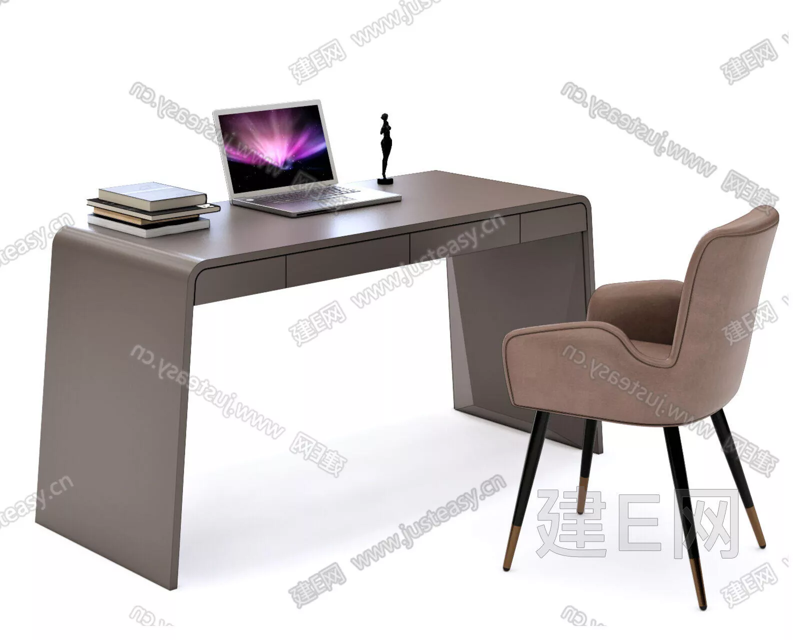 MODERN DESK - SKETCHUP 3D MODEL - ENSCAPE - 110314955