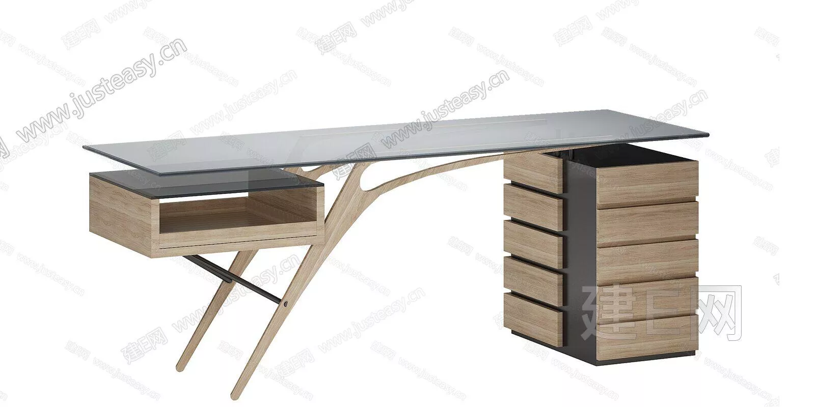 MODERN DESK - SKETCHUP 3D MODEL - ENSCAPE - 112086342