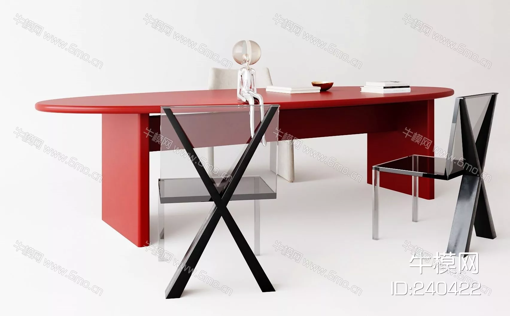 MODERN DESK - SKETCHUP 3D MODEL - ENSCAPE - 240422