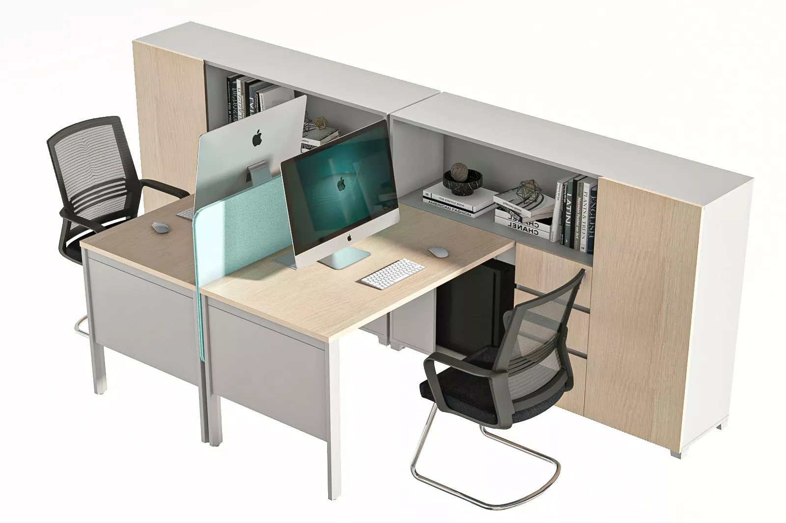 MODERN DESK - SKETCHUP 3D MODEL - ENSCAPE - 244181