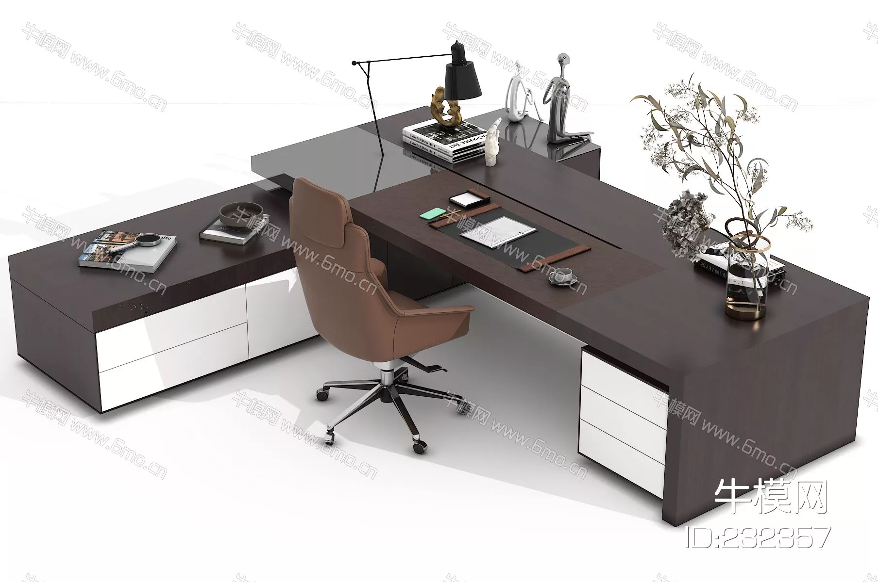 MODERN DESK - SKETCHUP 3D MODEL - VRAY - 232357