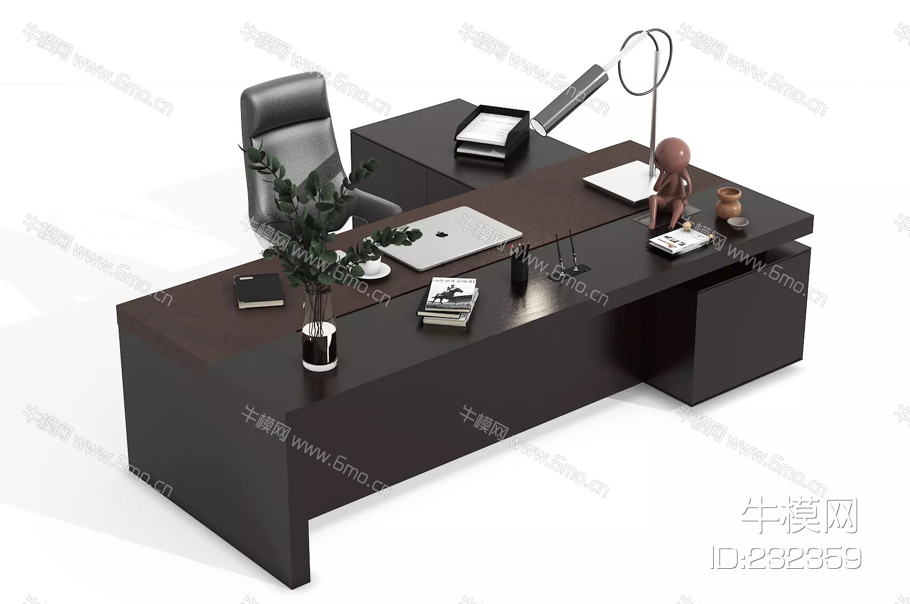 MODERN DESK - SKETCHUP 3D MODEL - VRAY - 232359