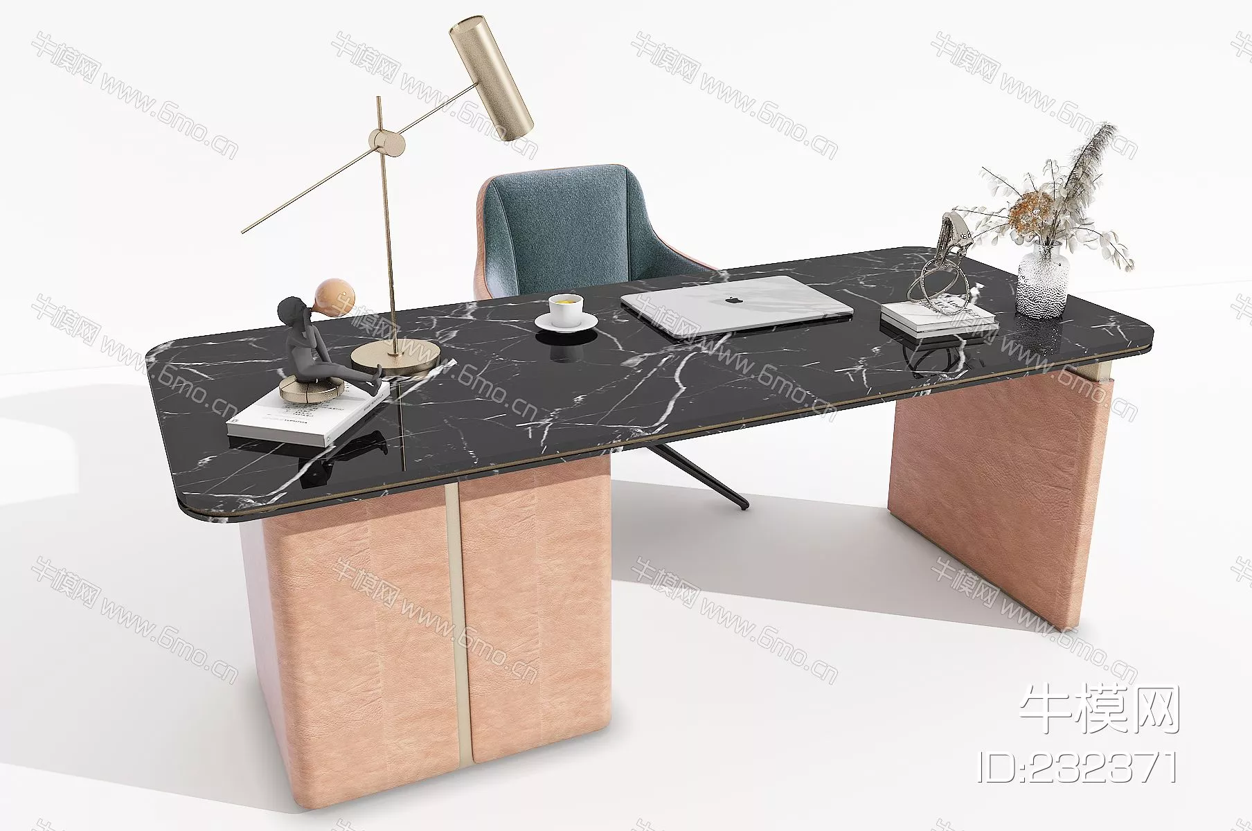 MODERN DESK - SKETCHUP 3D MODEL - VRAY - 232371