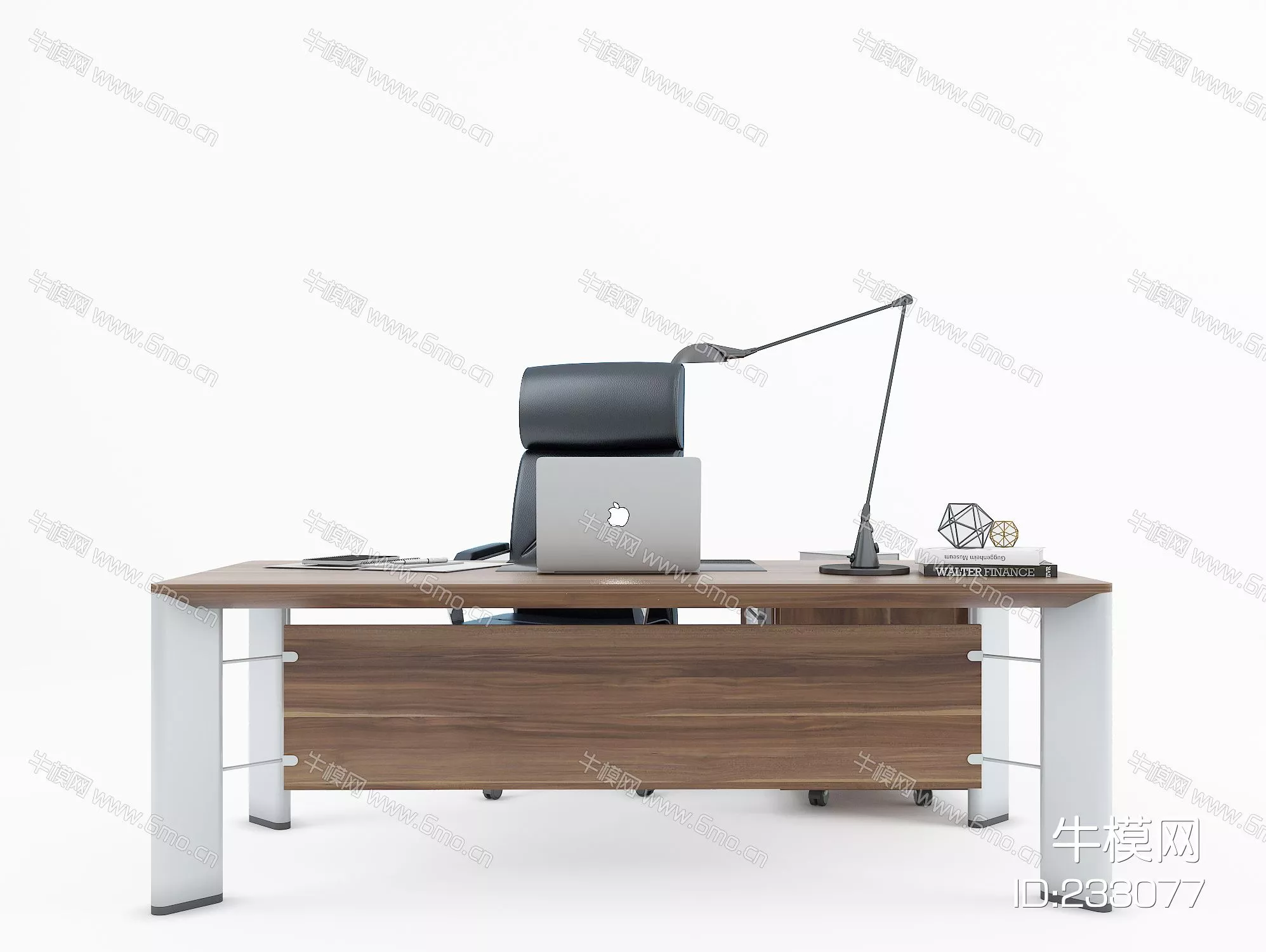 MODERN DESK - SKETCHUP 3D MODEL - VRAY - 233077