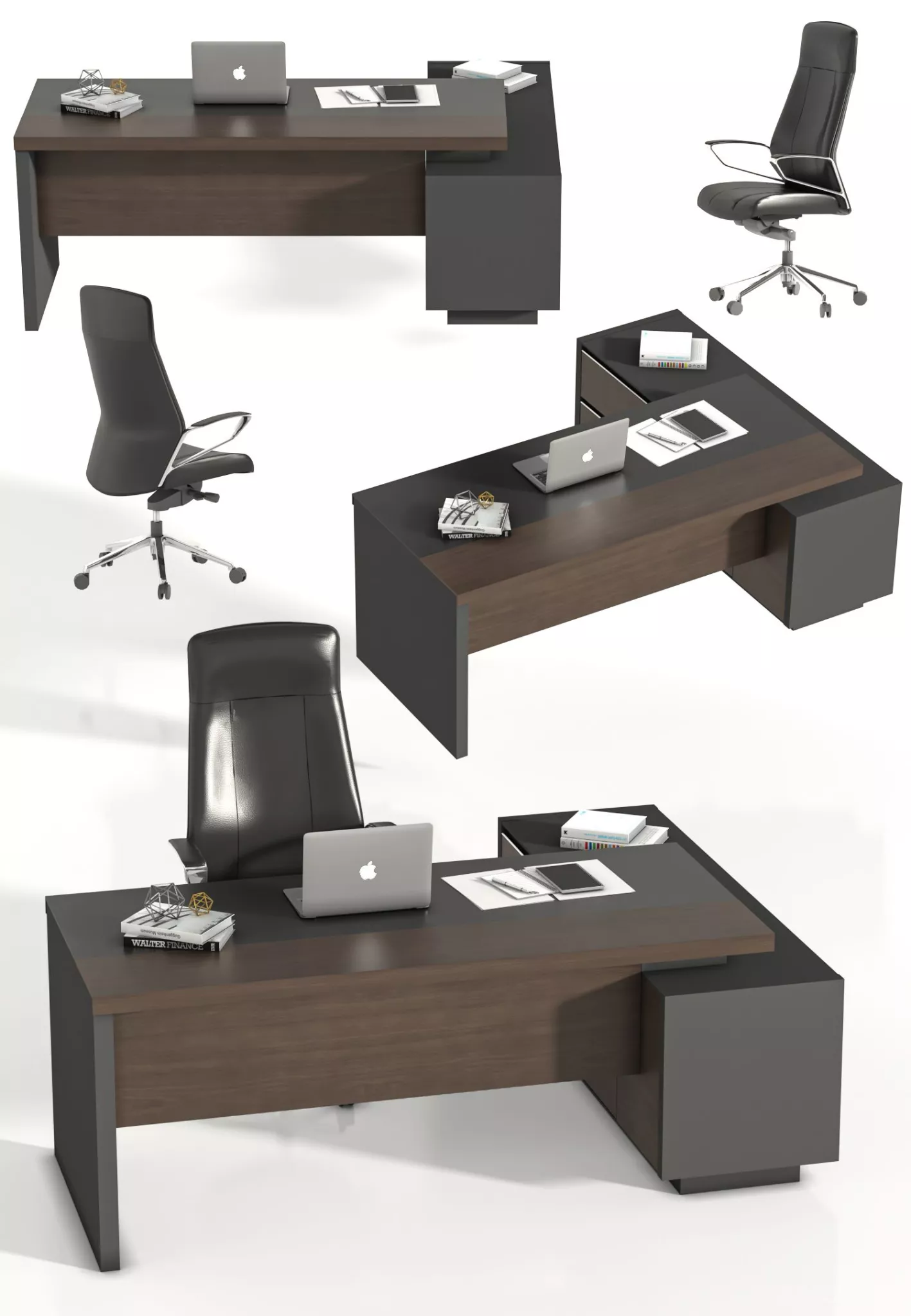 MODERN DESK - SKETCHUP 3D MODEL - VRAY - 244939