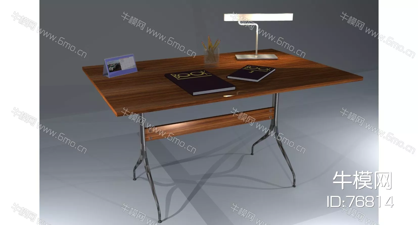 MODERN DESK - SKETCHUP 3D MODEL - VRAY - 76814