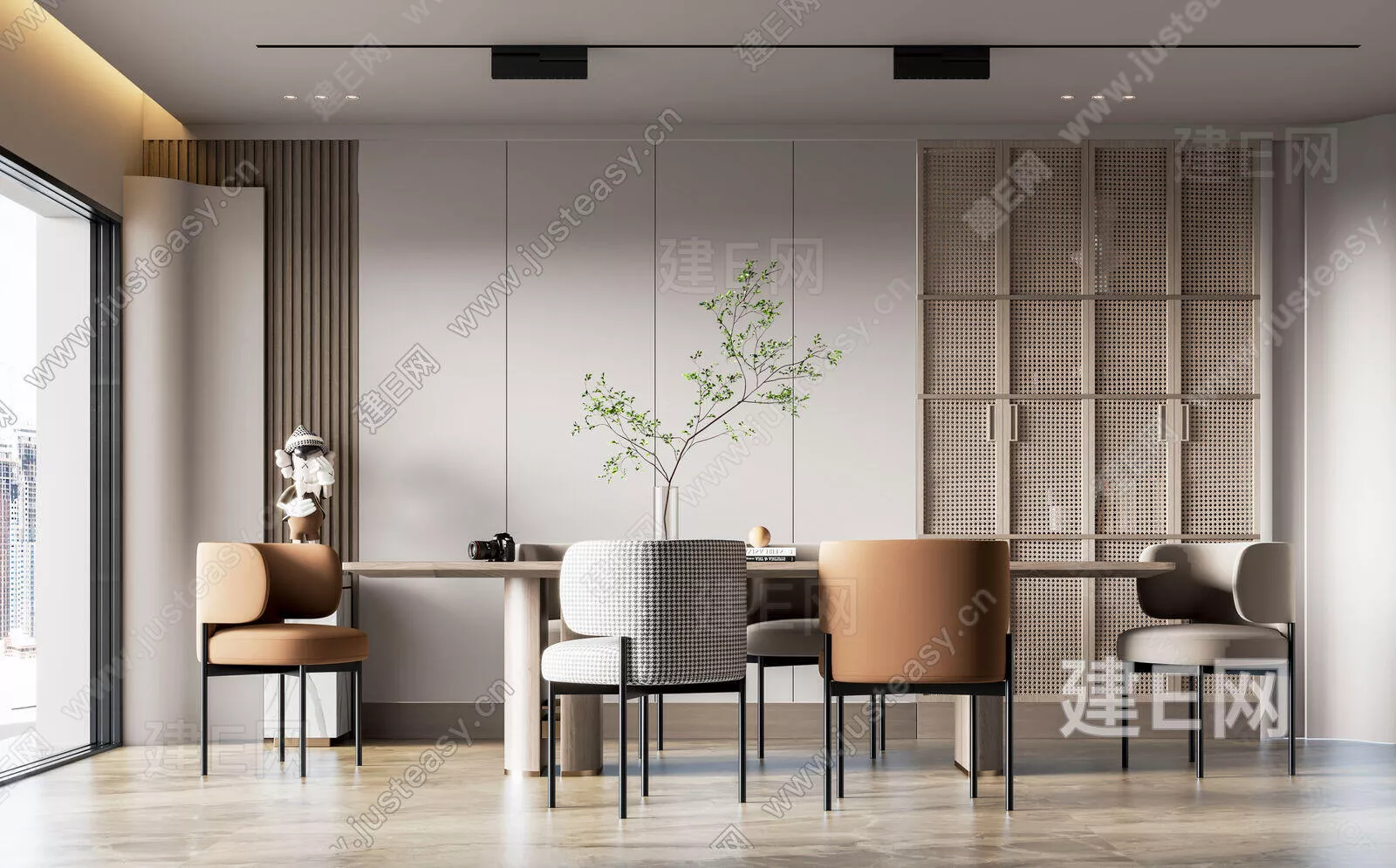 MODERN DINING ROOM - SKETCHUP 3D SCENE - ENSCAPE - 102122702