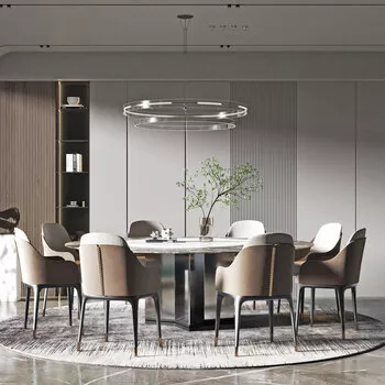 MODERN DINING ROOM - SKETCHUP 3D SCENE - ENSCAPE - ID06204