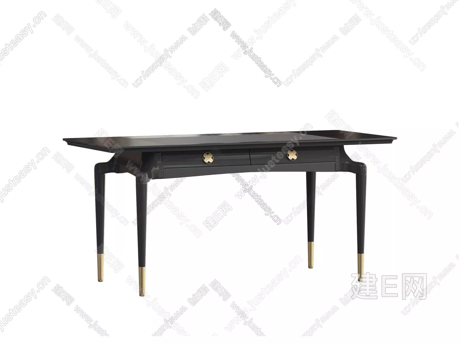 MODERN DINING TABLE SET - SKETCHUP 3D MODEL - ENSCAPE - 104941710