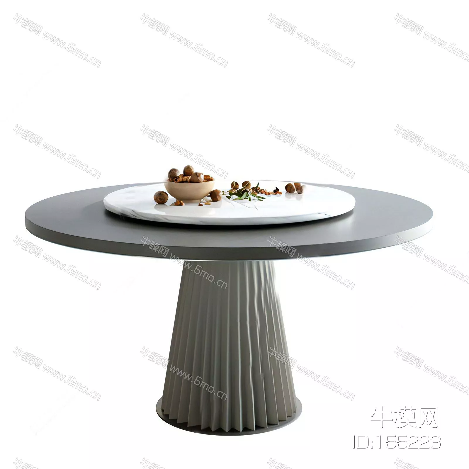 MODERN DINING TABLE SET - SKETCHUP 3D MODEL - VRAY - 155223