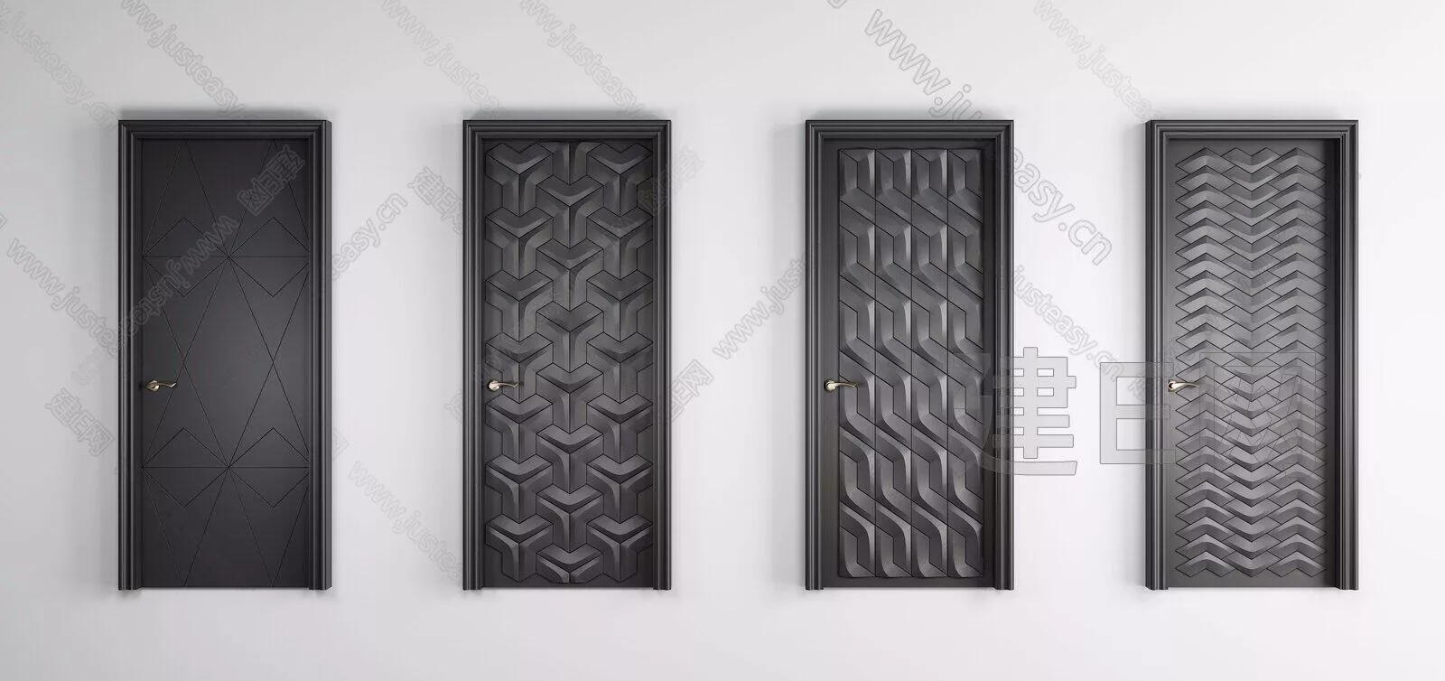 MODERN DOOR AND WINDOWS - SKETCHUP 3D MODEL - ENSCAPE - 112020927
