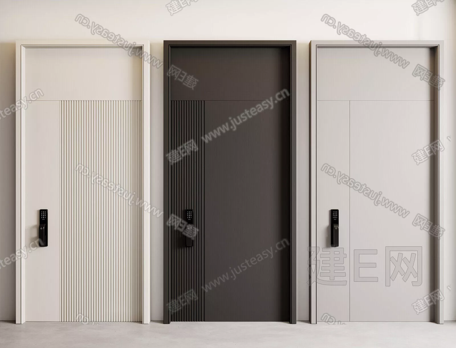 MODERN DOOR AND WINDOWS - SKETCHUP 3D MODEL - ENSCAPE - 115887465
