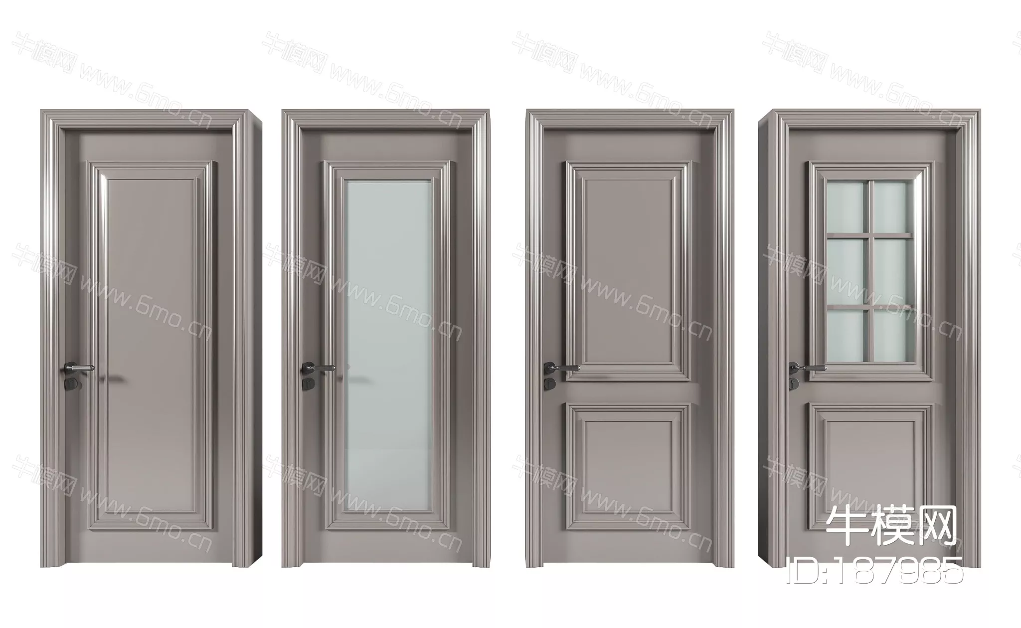 MODERN DOOR AND WINDOWS - SKETCHUP 3D MODEL - ENSCAPE - 187985