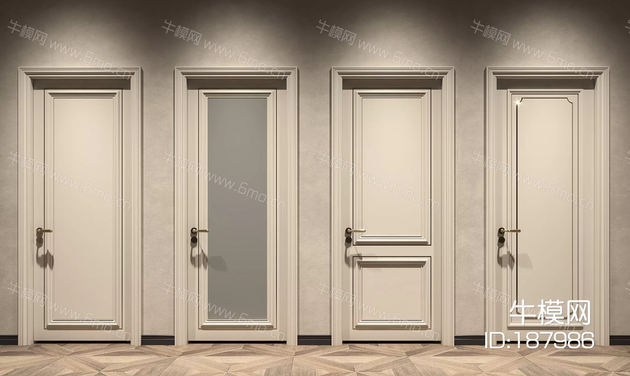 MODERN DOOR AND WINDOWS - SKETCHUP 3D MODEL - ENSCAPE - 187986