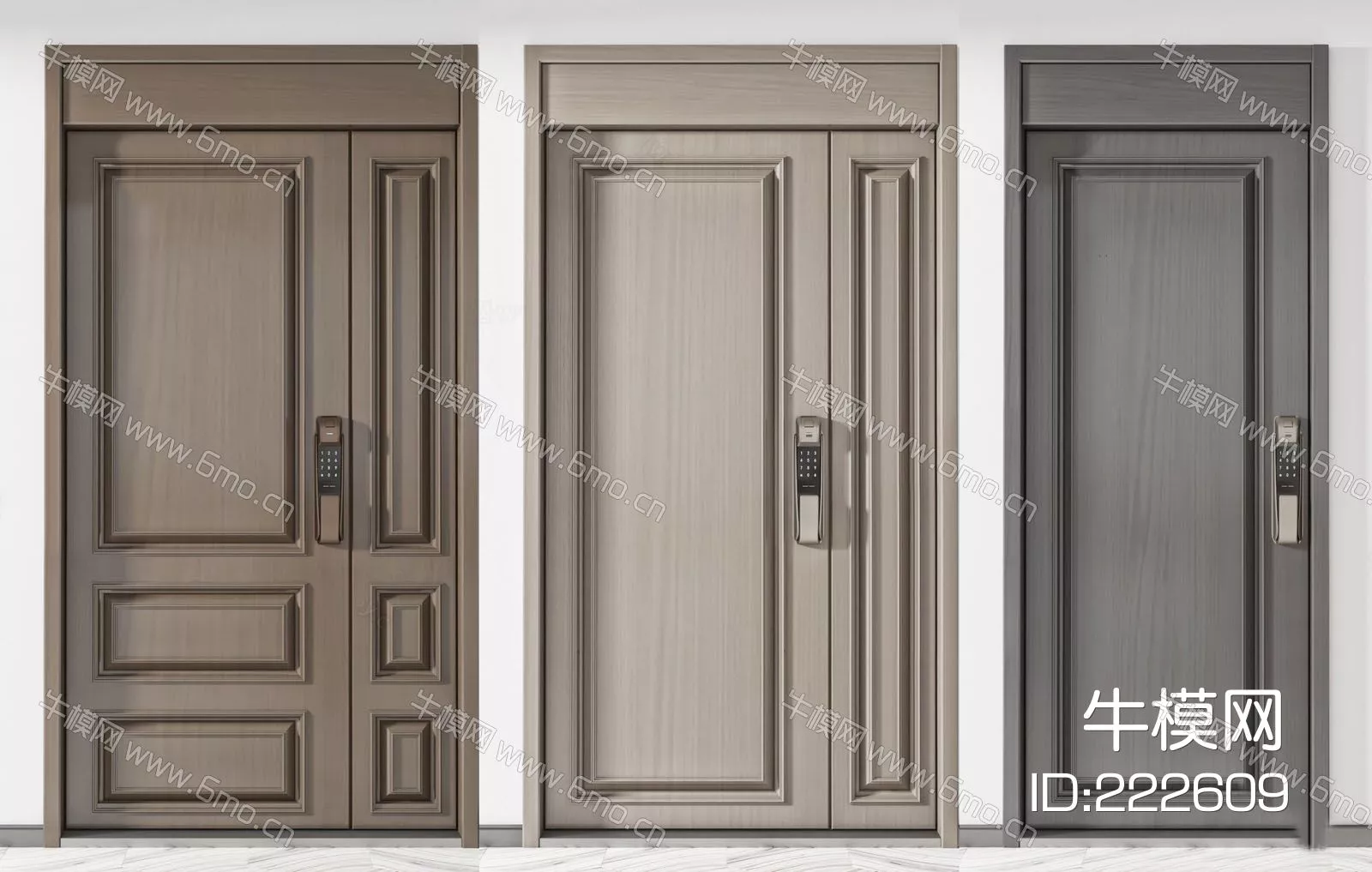 MODERN DOOR AND WINDOWS - SKETCHUP 3D MODEL - ENSCAPE - 222609