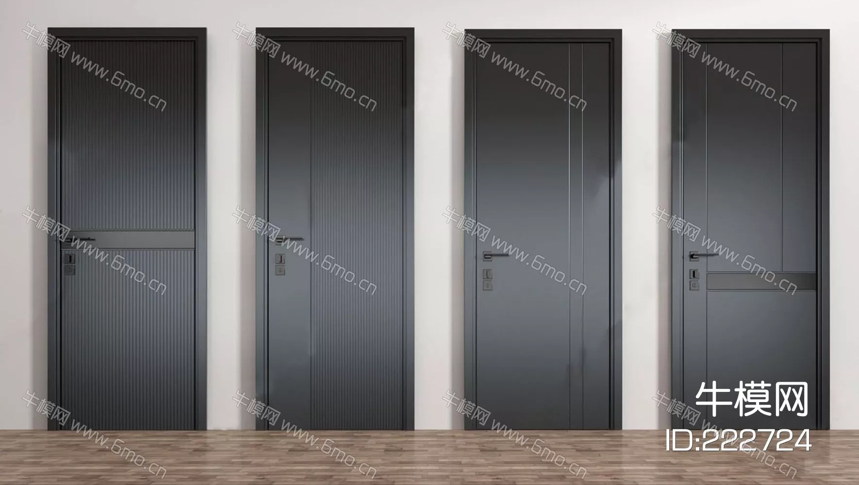 MODERN DOOR AND WINDOWS - SKETCHUP 3D MODEL - ENSCAPE - 222724