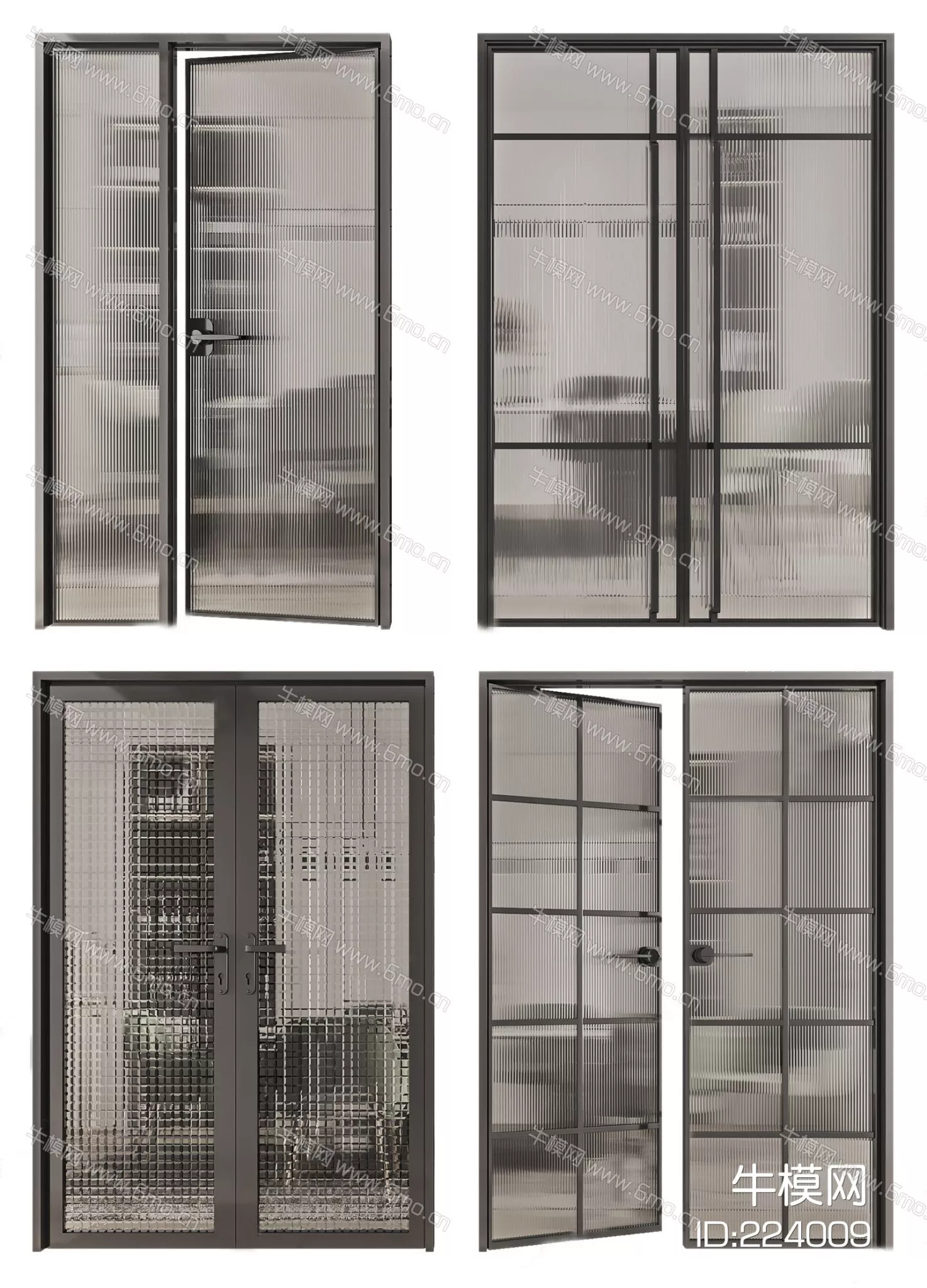 MODERN DOOR AND WINDOWS - SKETCHUP 3D MODEL - ENSCAPE - 224009