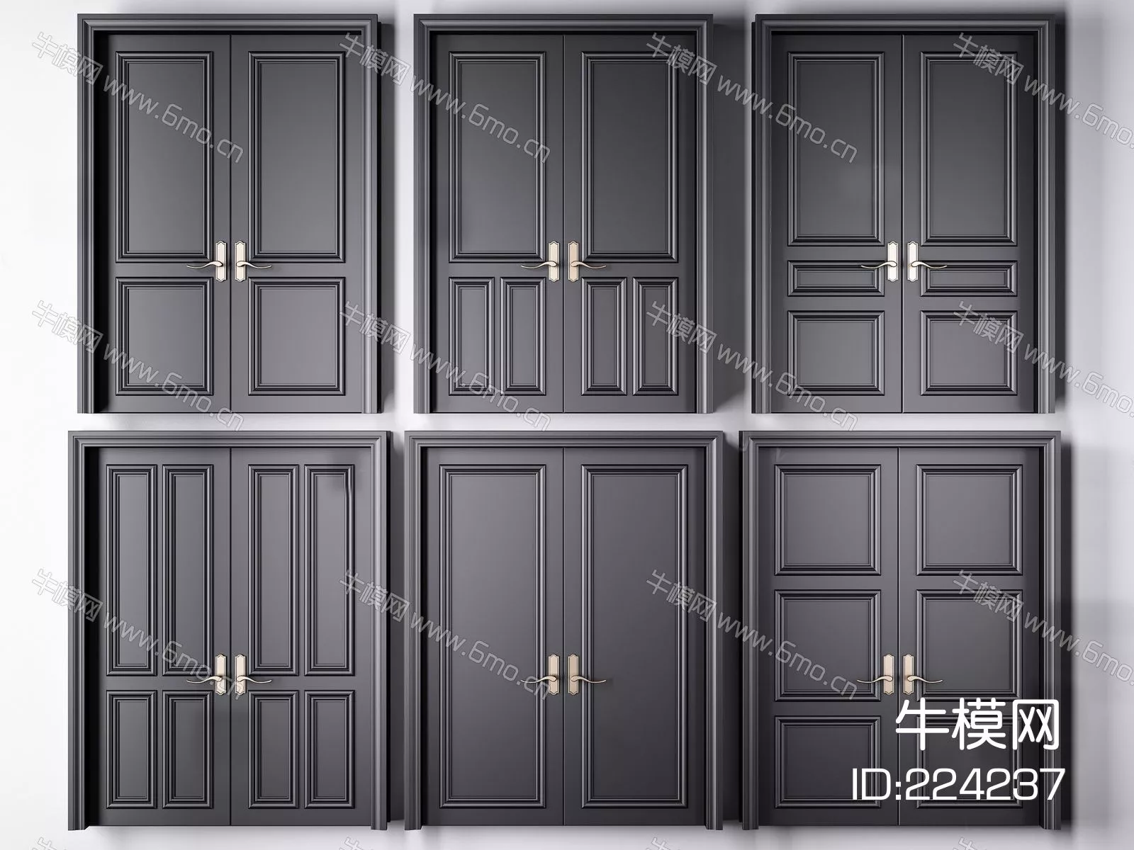 MODERN DOOR AND WINDOWS - SKETCHUP 3D MODEL - ENSCAPE - 224237