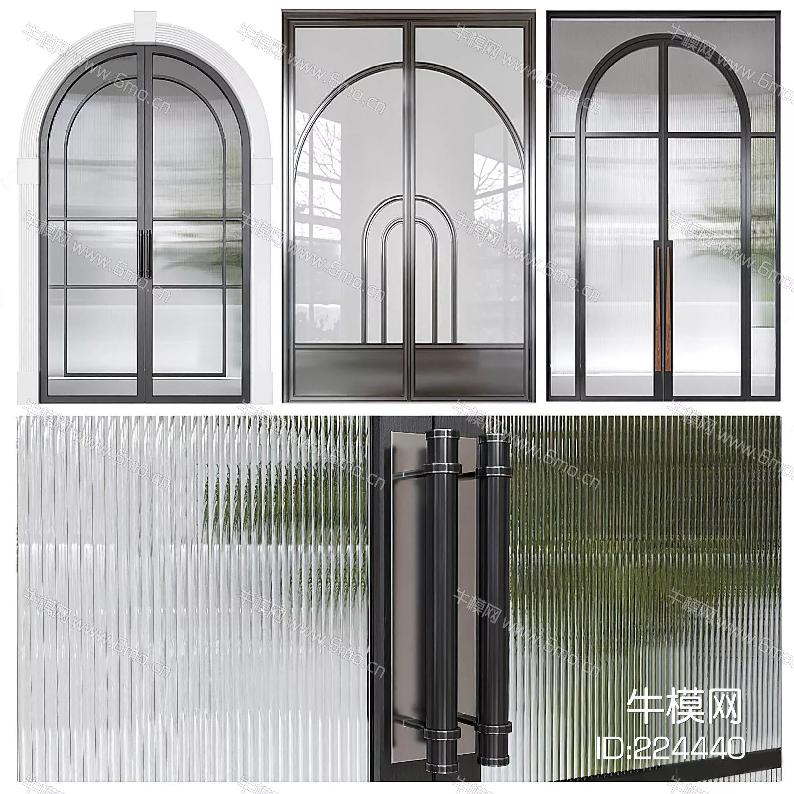 MODERN DOOR AND WINDOWS - SKETCHUP 3D MODEL - ENSCAPE - 224440