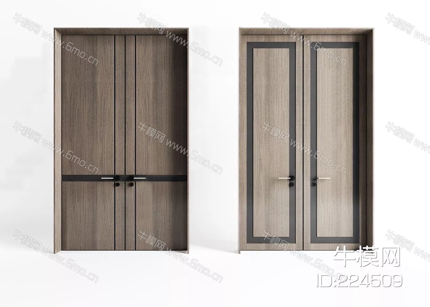 MODERN DOOR AND WINDOWS - SKETCHUP 3D MODEL - ENSCAPE - 224509