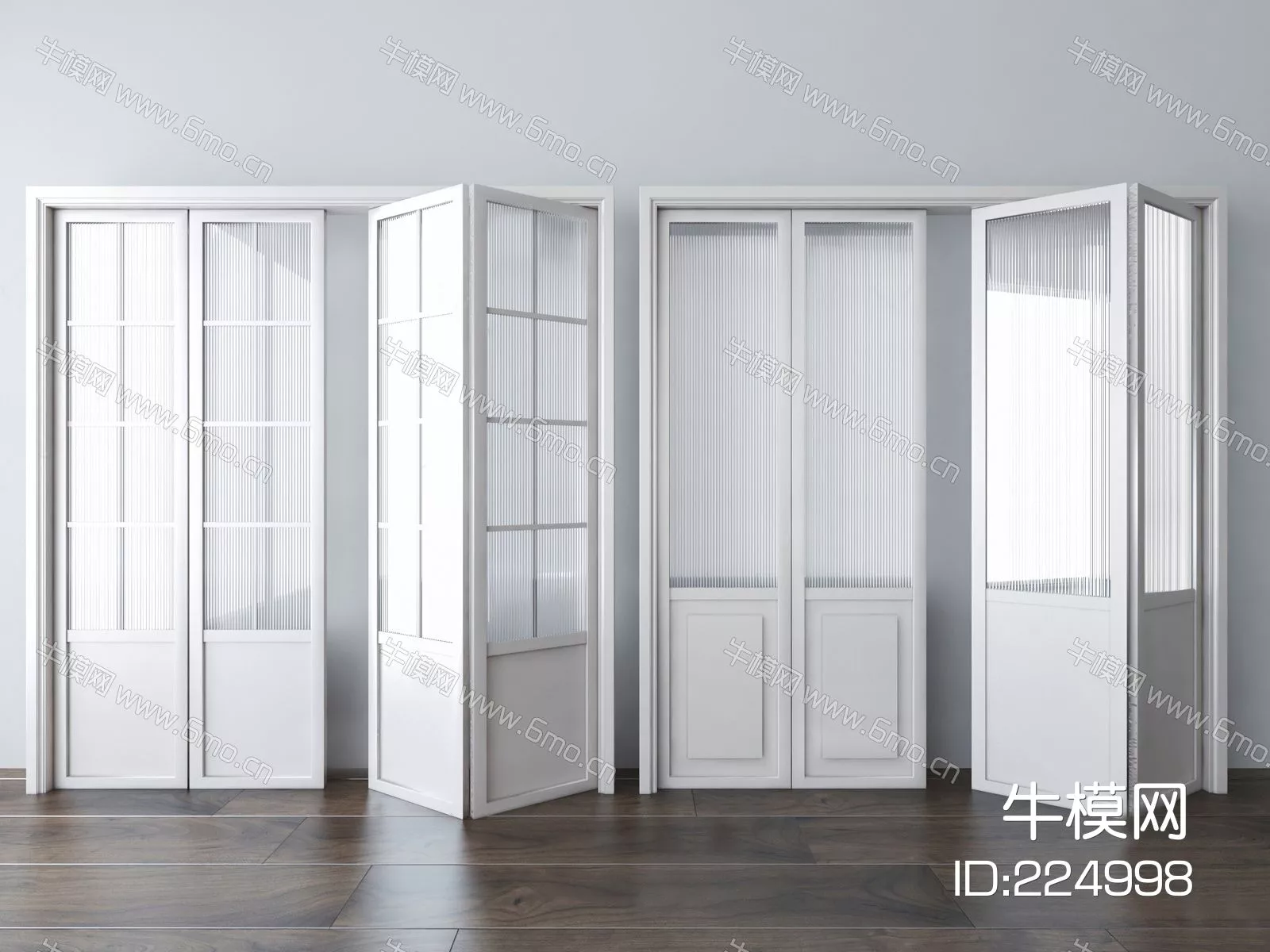 MODERN DOOR AND WINDOWS - SKETCHUP 3D MODEL - ENSCAPE - 224998