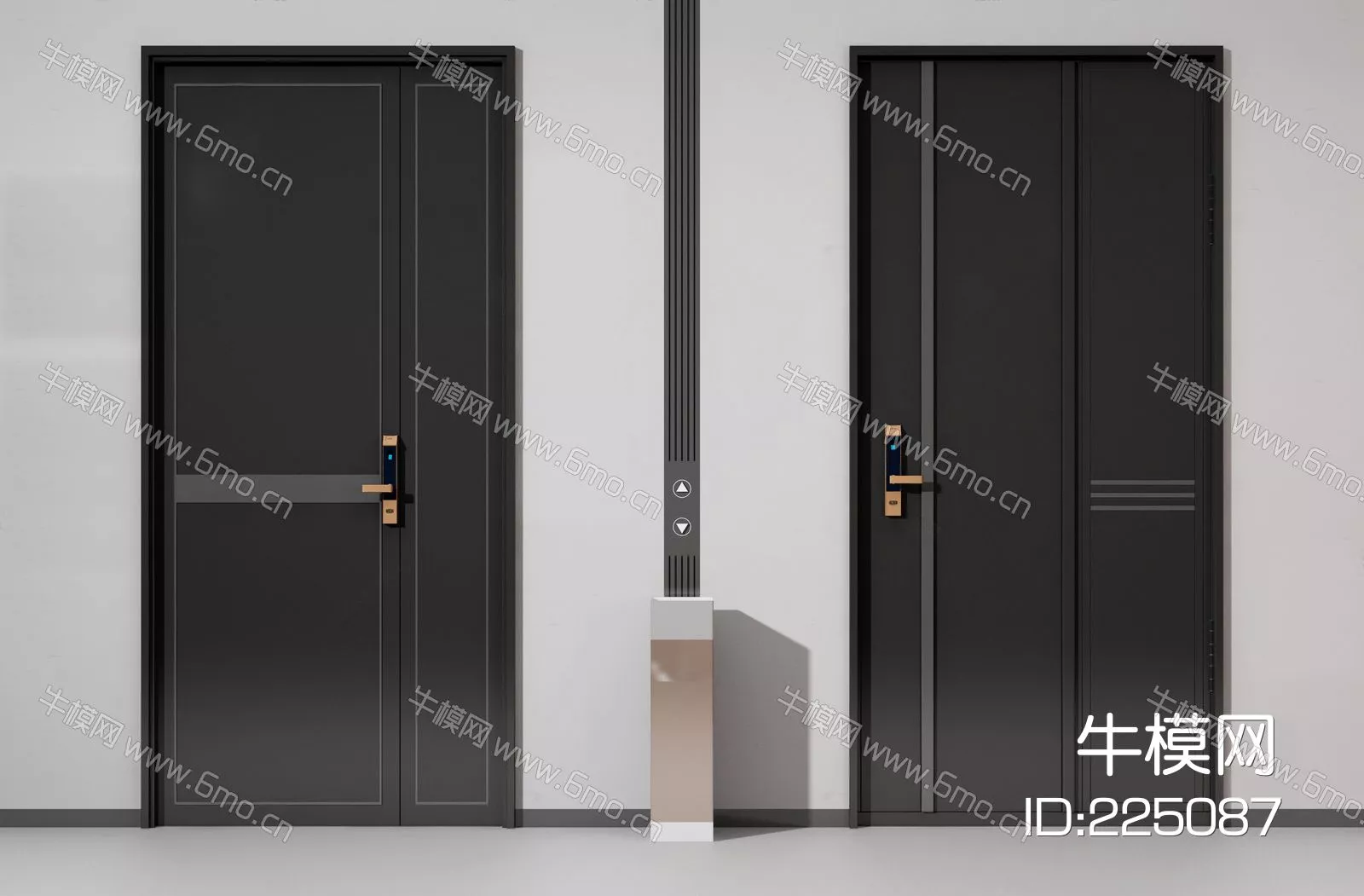 MODERN DOOR AND WINDOWS - SKETCHUP 3D MODEL - ENSCAPE - 225087