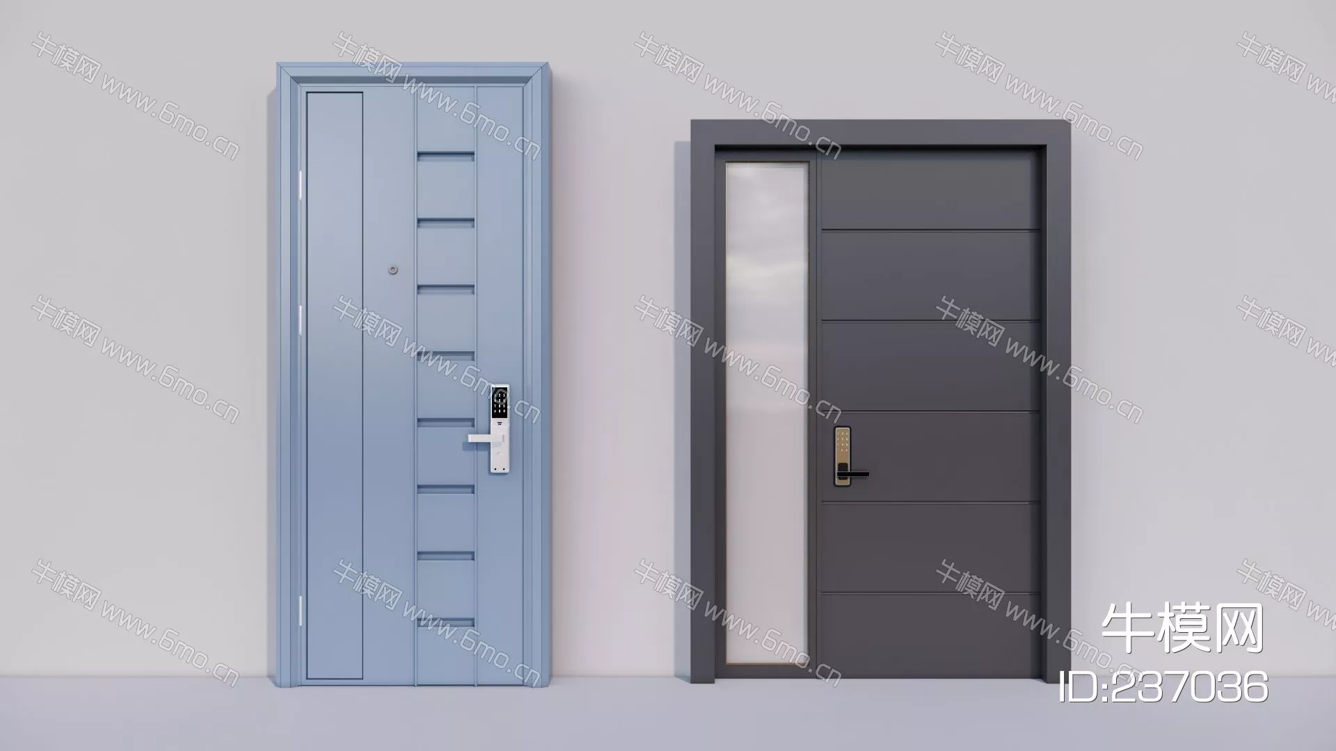 MODERN DOOR AND WINDOWS - SKETCHUP 3D MODEL - ENSCAPE - 237036