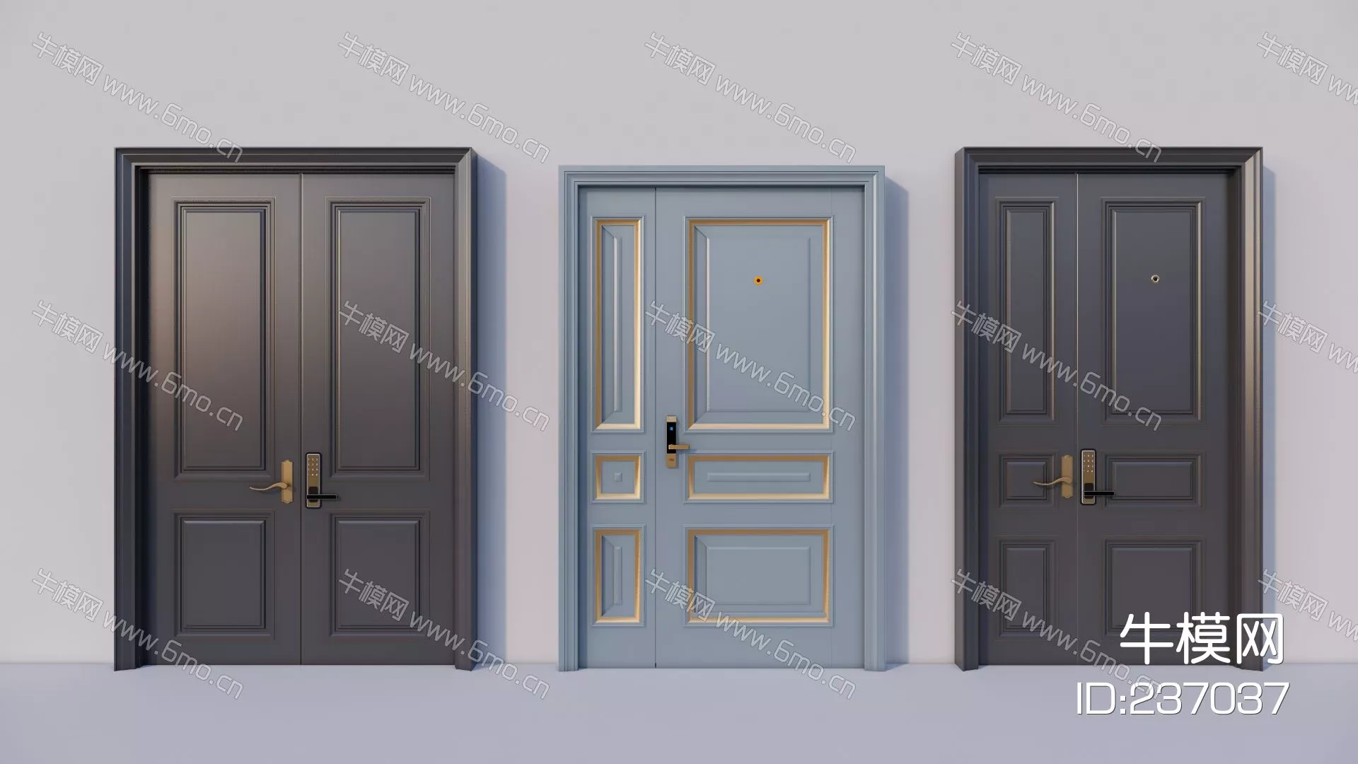 MODERN DOOR AND WINDOWS - SKETCHUP 3D MODEL - ENSCAPE - 237037
